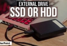 How to know if the external drive is SSD or HDD