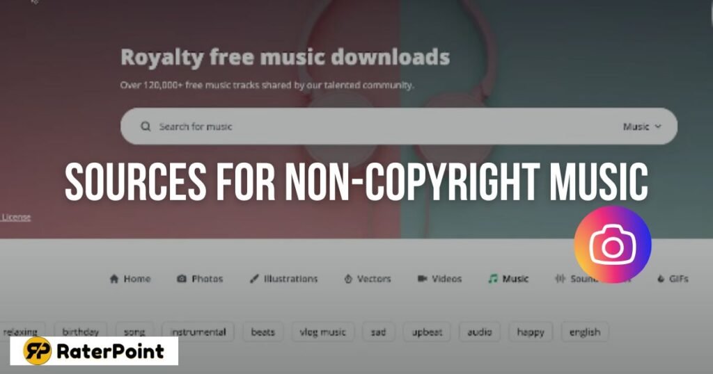 Sources for Non-Copyright Music on Instagram