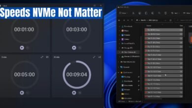 At What Speeds Do NVMe Not Matter