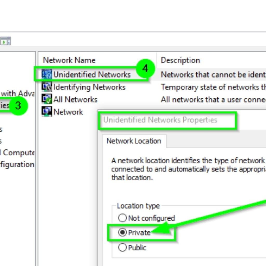 Common Issues with Network Location Awareness