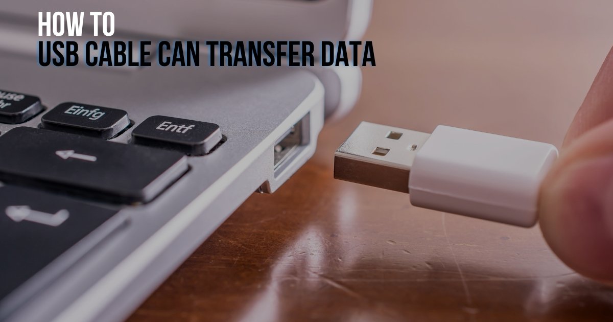 USB Cable Can Transfer Data